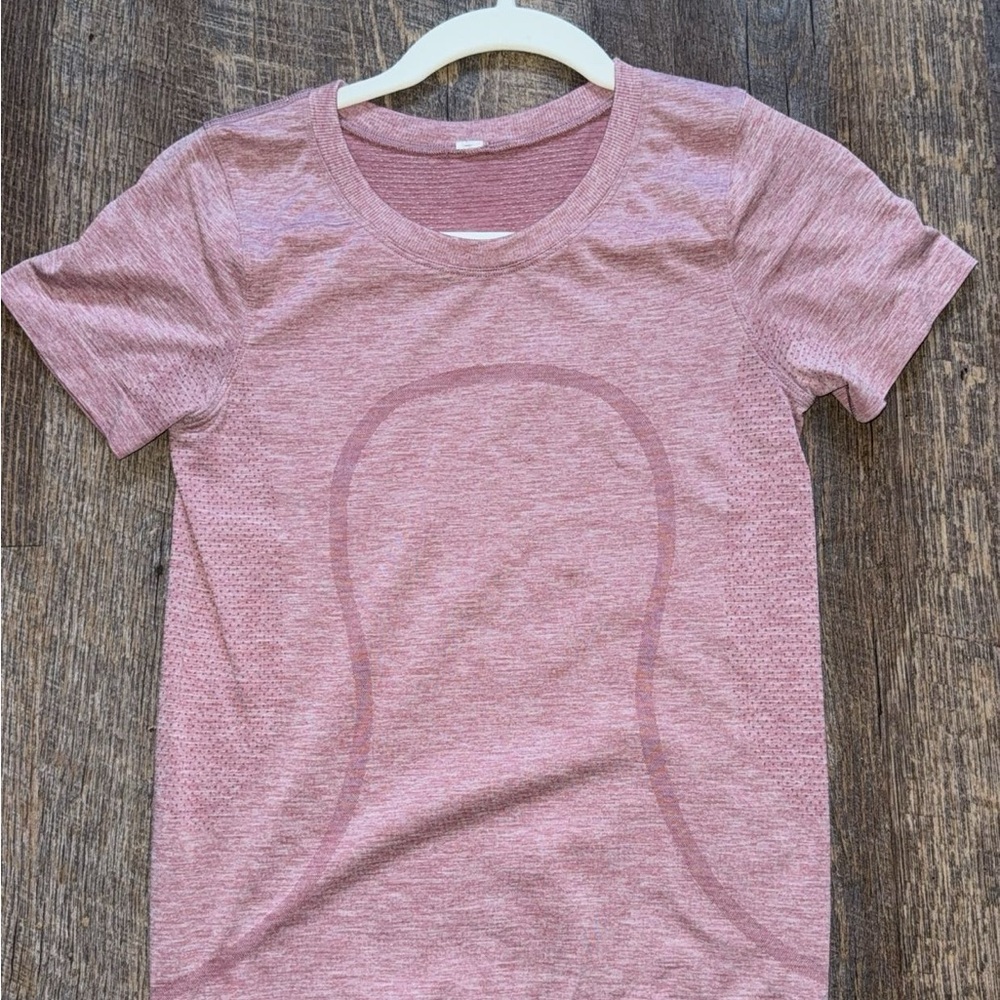 Pink Lululemon Swiftly Tech Tee